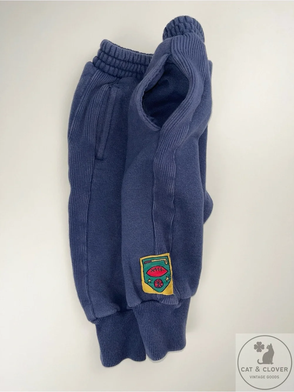 Gymboree 1995 School Days Rainbow Tag Navy Vintage Infant Sports Sweatpants